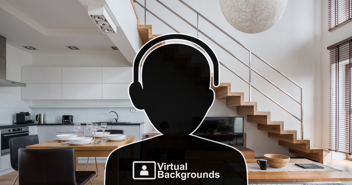 Stylish living room - Virtual Backgrounds