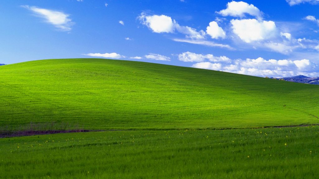 Windows XP wallpaper Bliss - Virtual Backgrounds