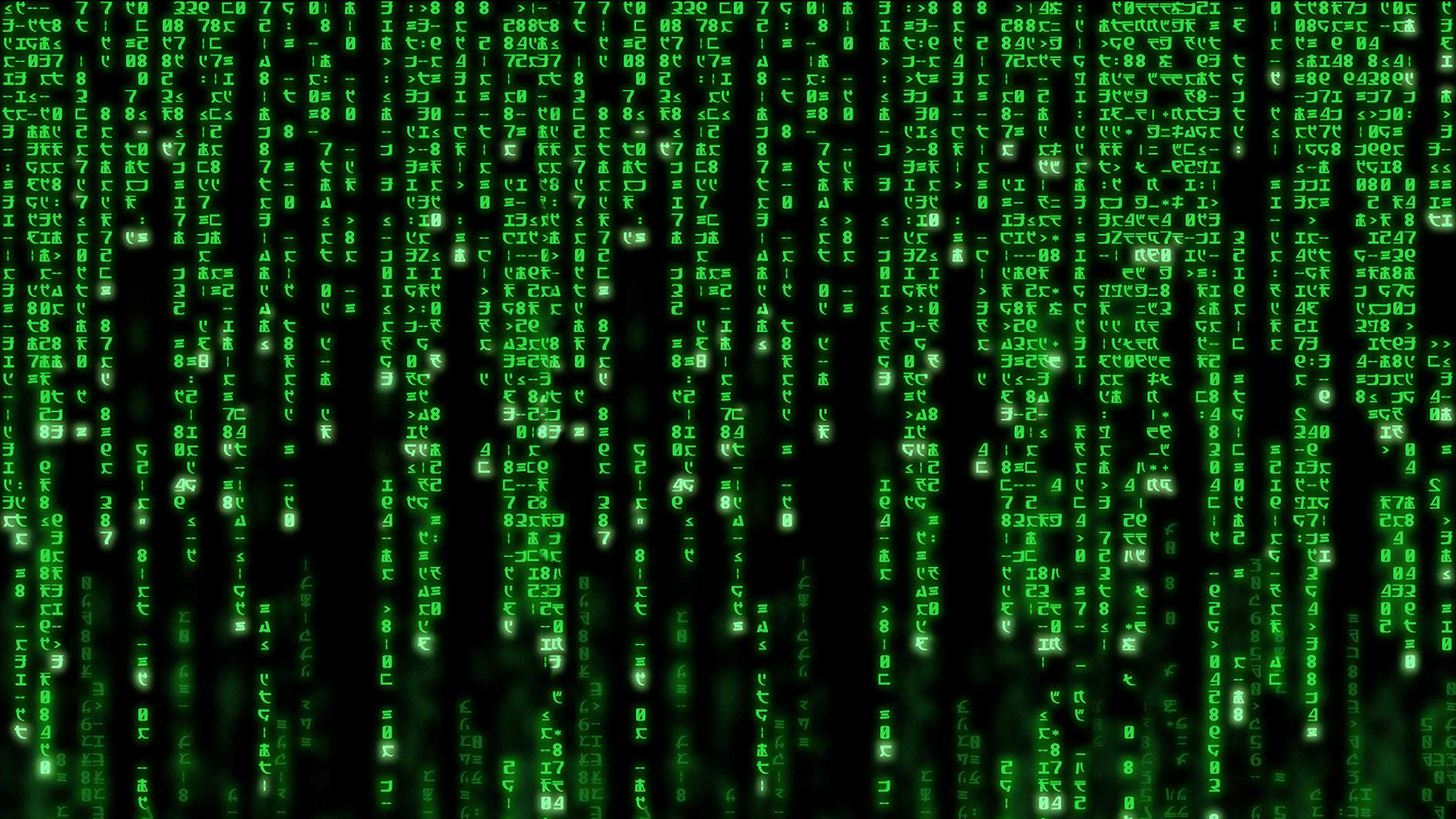 The Matrix digital rain - Virtual Backgrounds