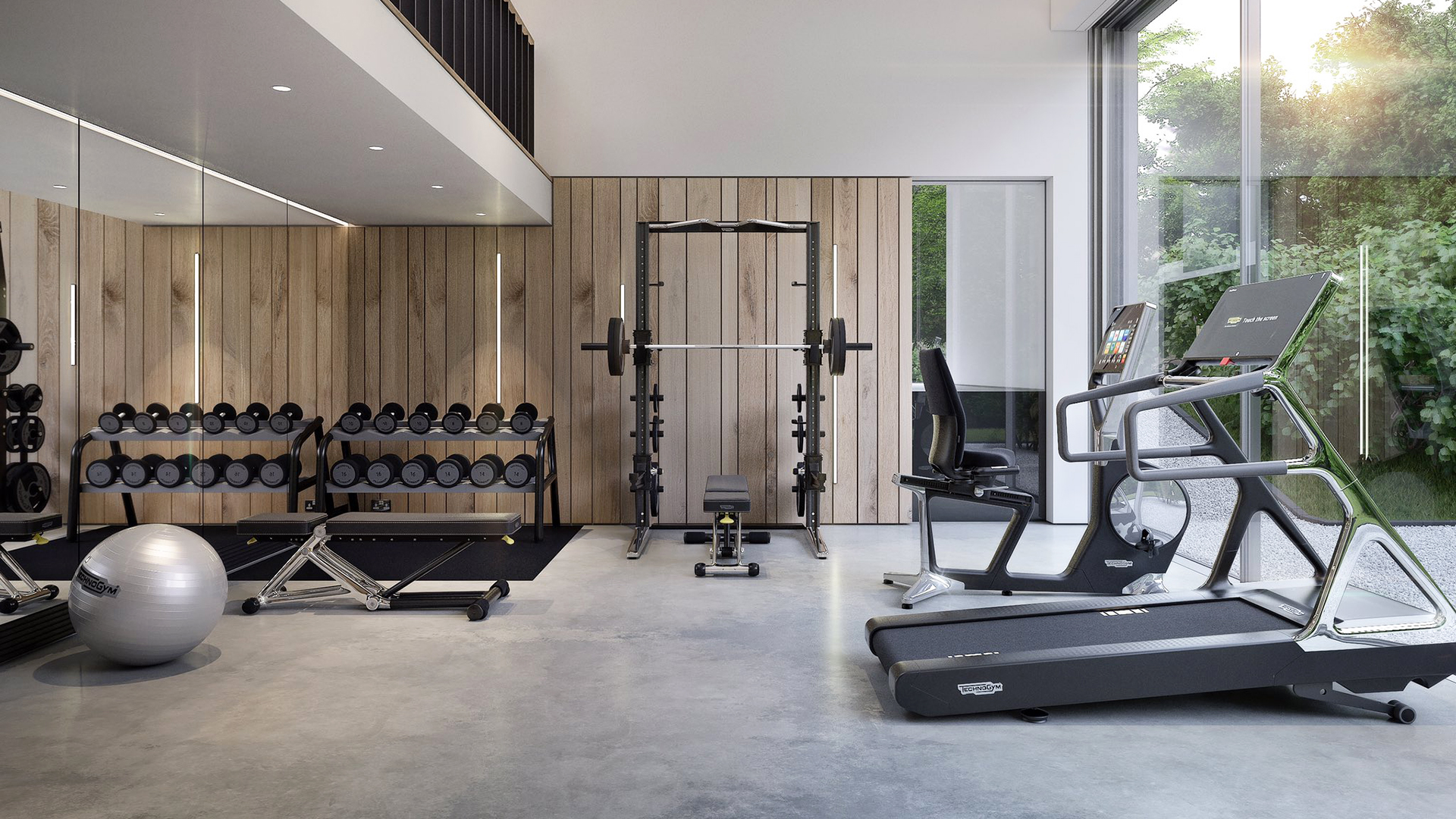 Home gym online modern