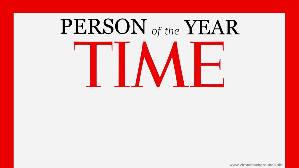 Time magazine cover - Virtual Backgrounds