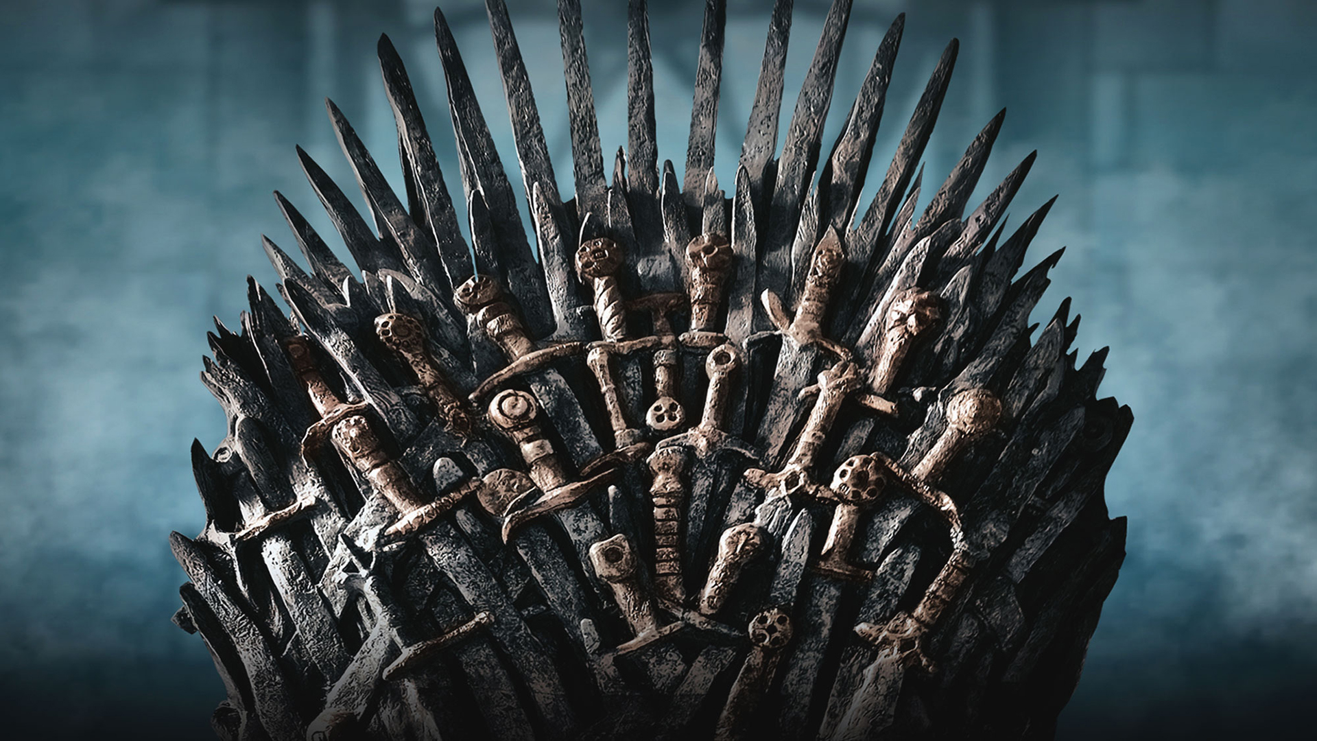 Game of Trones Trono de Hierro. Fondo virtual gratuito para Zoom, Microsoft Teams, Skype, Google Meet, WebEx o cualquier otra aplicación compatible.