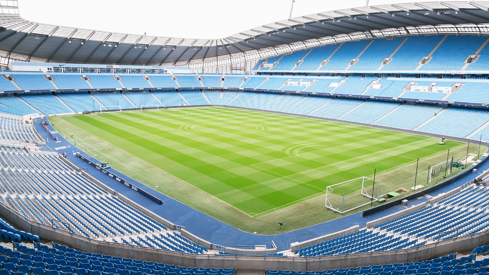 Etihad Stadium. Virtual background to use on Zoom, Microsoft Teams, Skype, Google Meet, WebEx or any other compatible app.