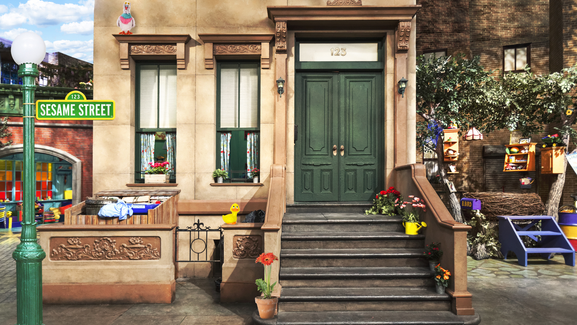 123 Sesame Street Virtual Backgrounds