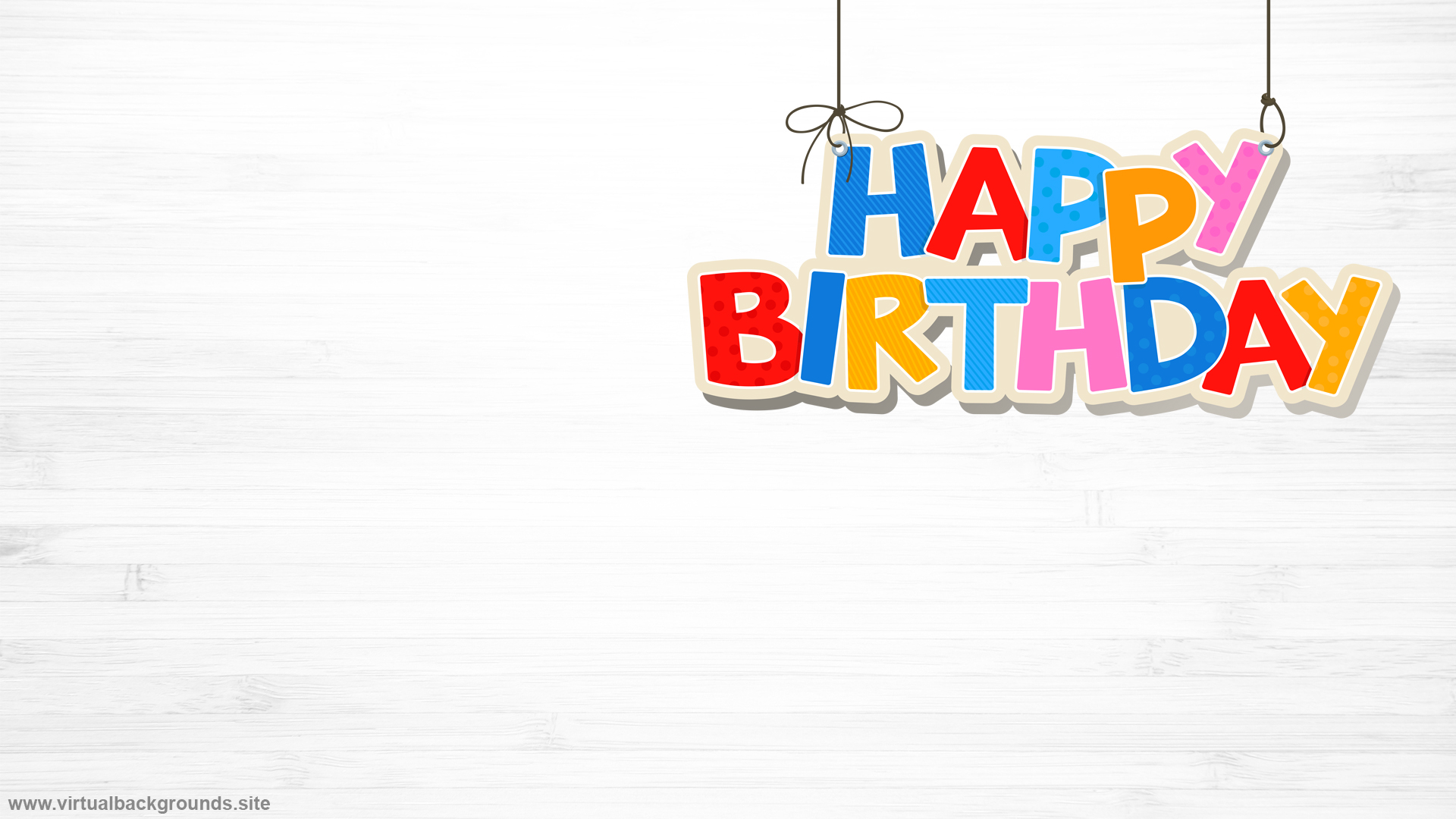 free happy birthday zoom background images