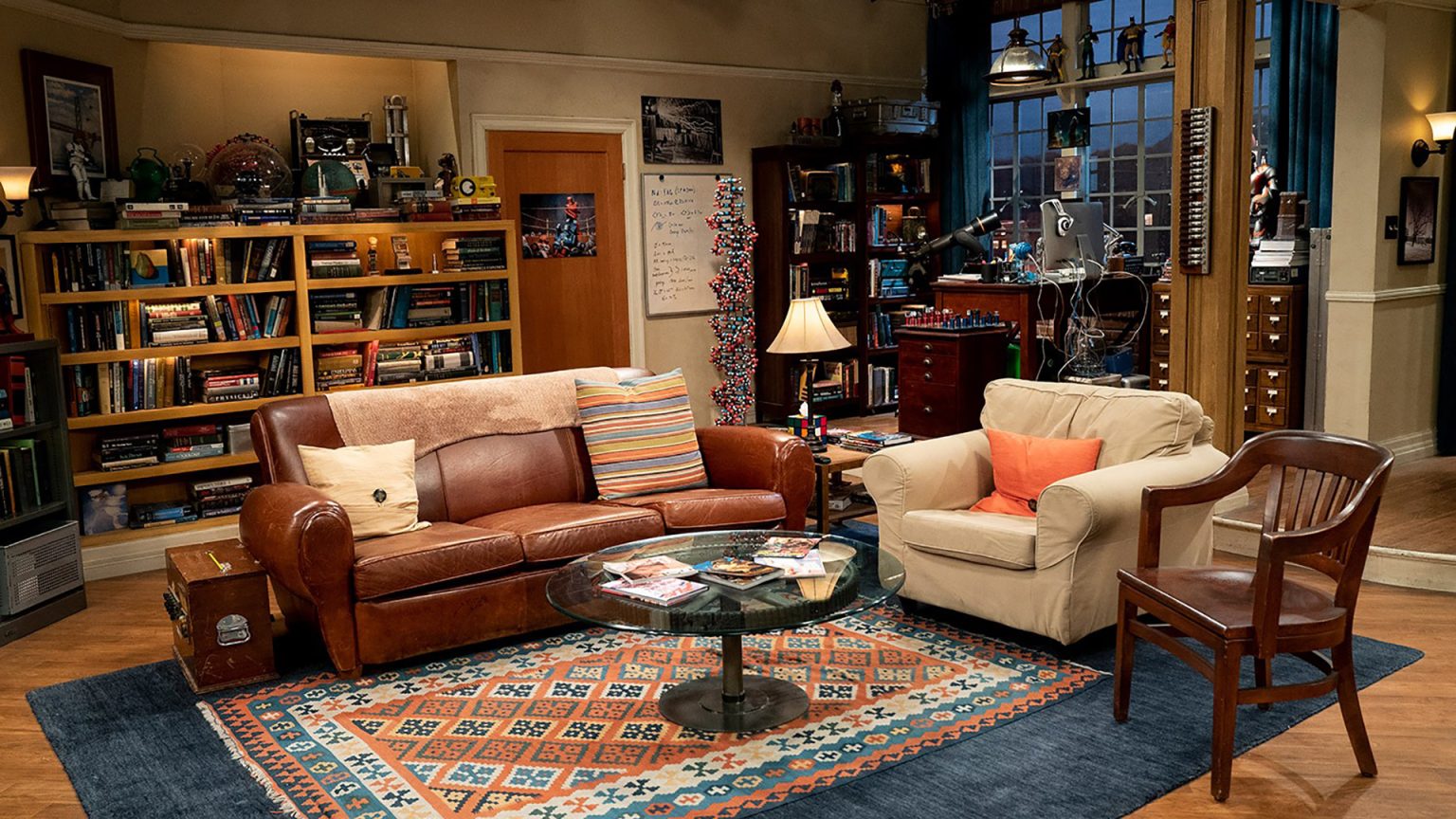 sheldon cooper living room